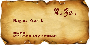 Magas Zsolt névjegykártya